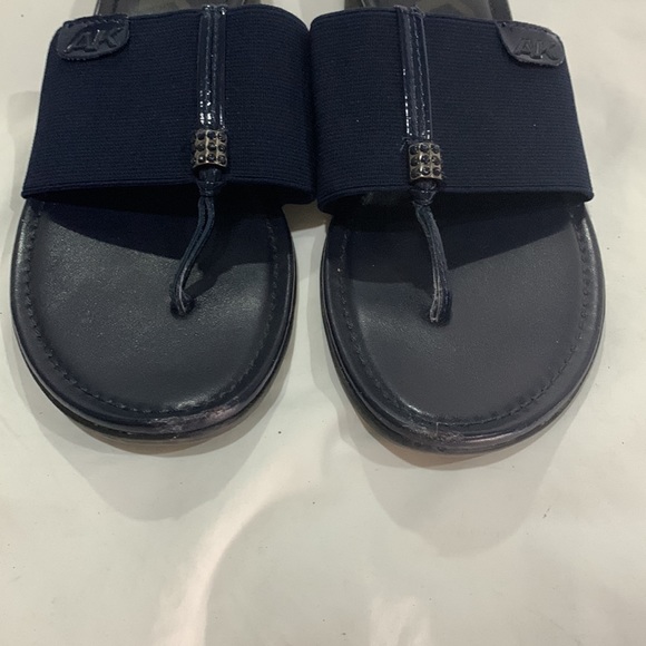 🔥1/2 of Summer Sale!🔥 ANNE KLEIN Dark Blue SPORT Stretch SANDALS - Picture 9 of 10